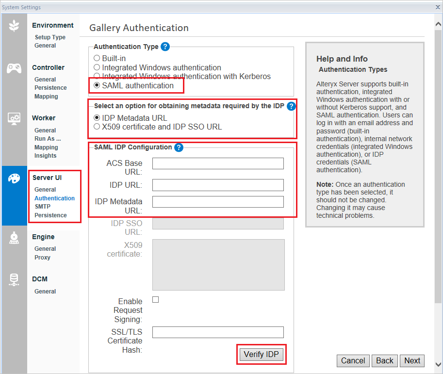 Configuration Screenshot shows the Configuration.