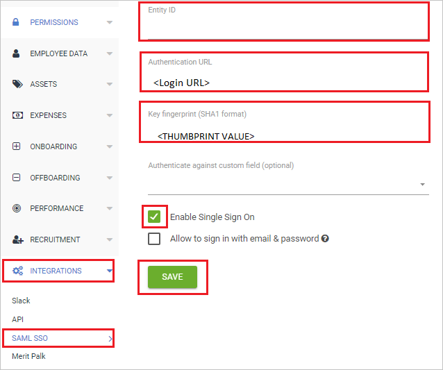 Screenshot shows the Setting pane where you perform these steps.