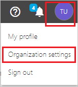 Screenshot mostra le impostazioni di Workteam.