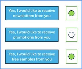Acconsentire esplicitamente al marketing per ricevere newsletter, promozioni ed esempi gratuiti.
