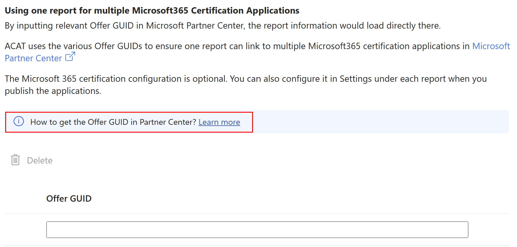 Configurazione della certificazione Microsoft 365