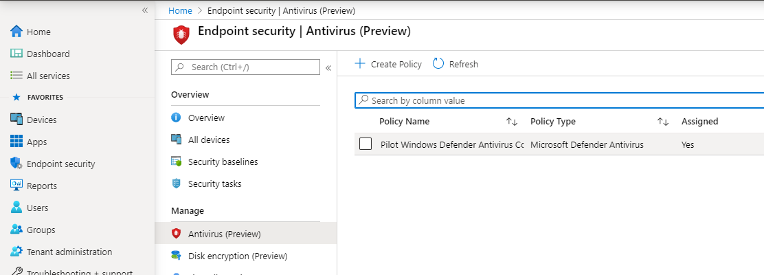Immagine dell'interfaccia di amministrazione Microsoft Intune 33.