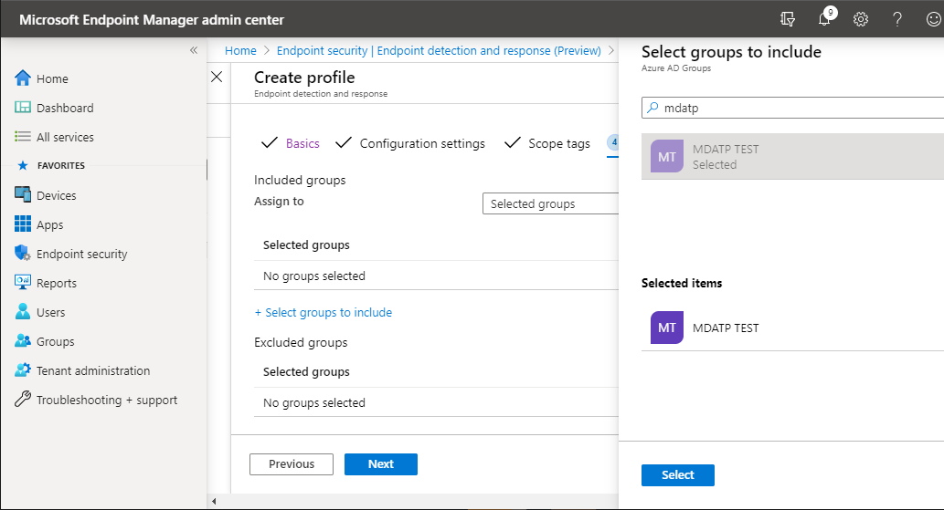 Interfaccia di amministrazione Microsoft Intune 9