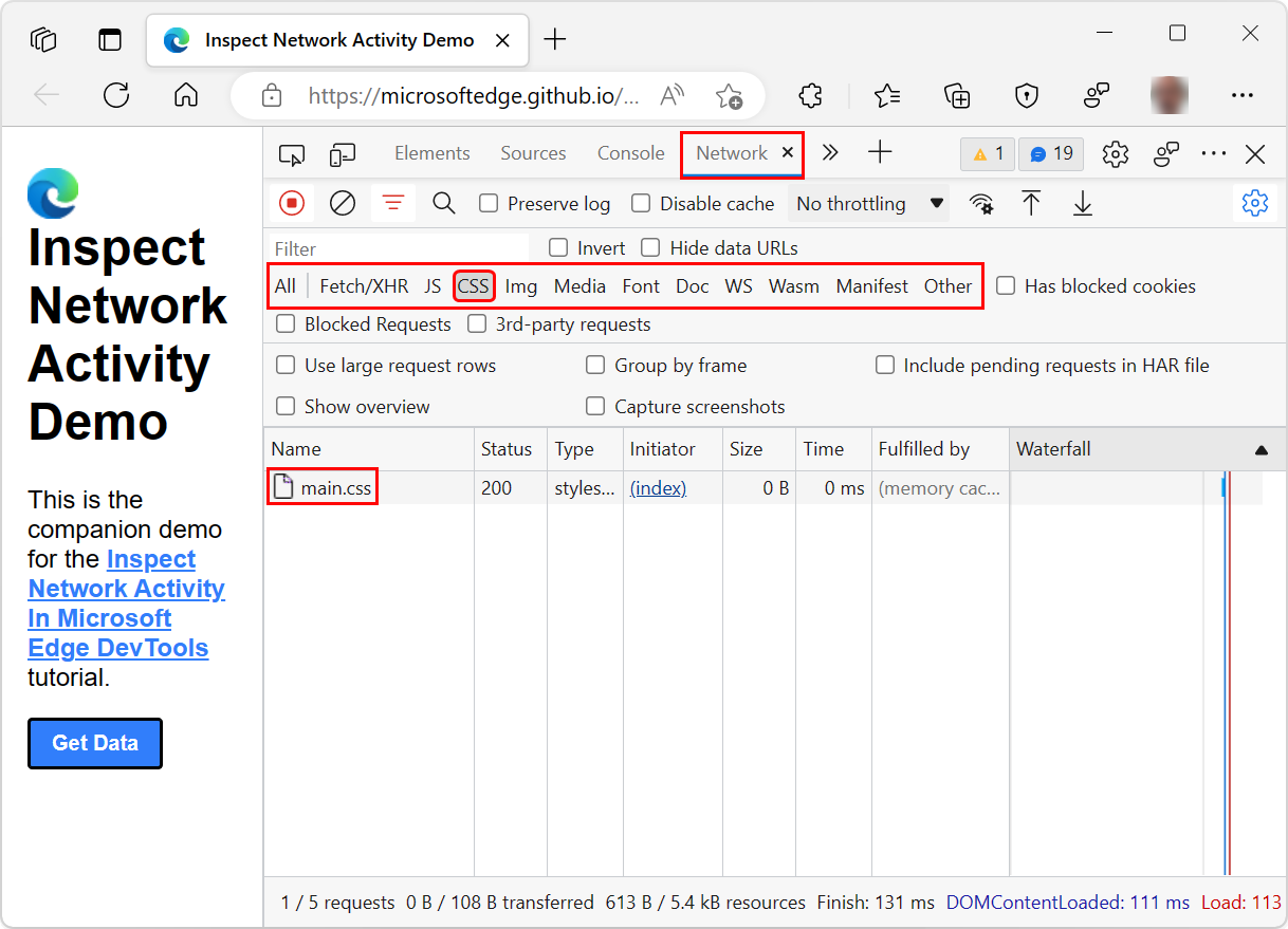 Network log