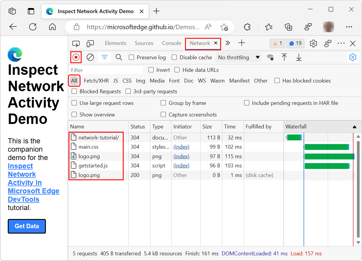 Network log