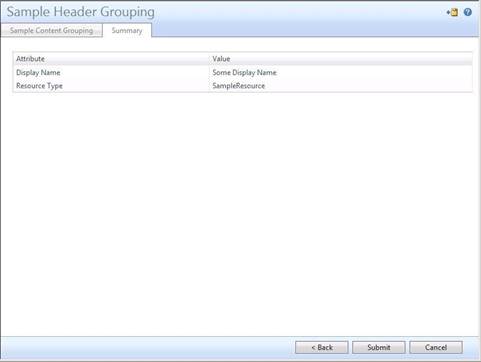 riepilogo raggruppamento