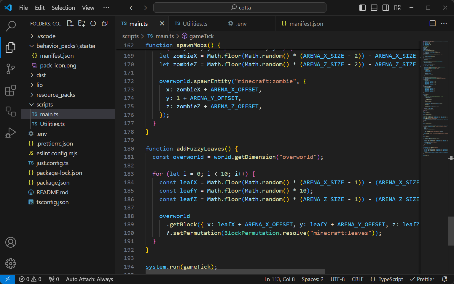 Add fuzzy leaves code
