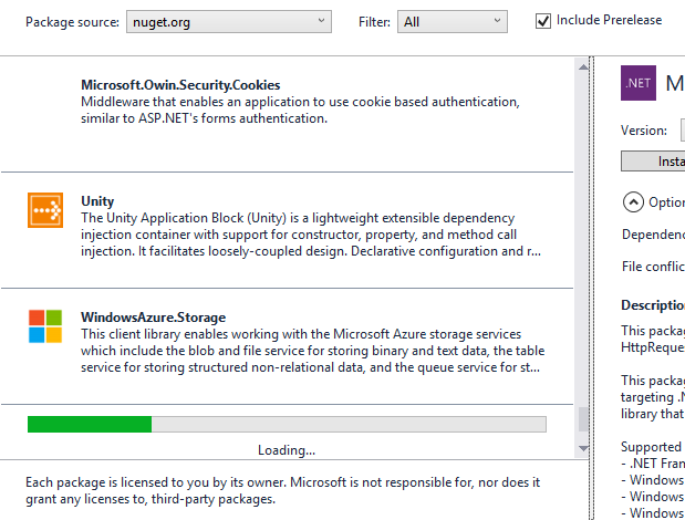 Scorrimento infinito
