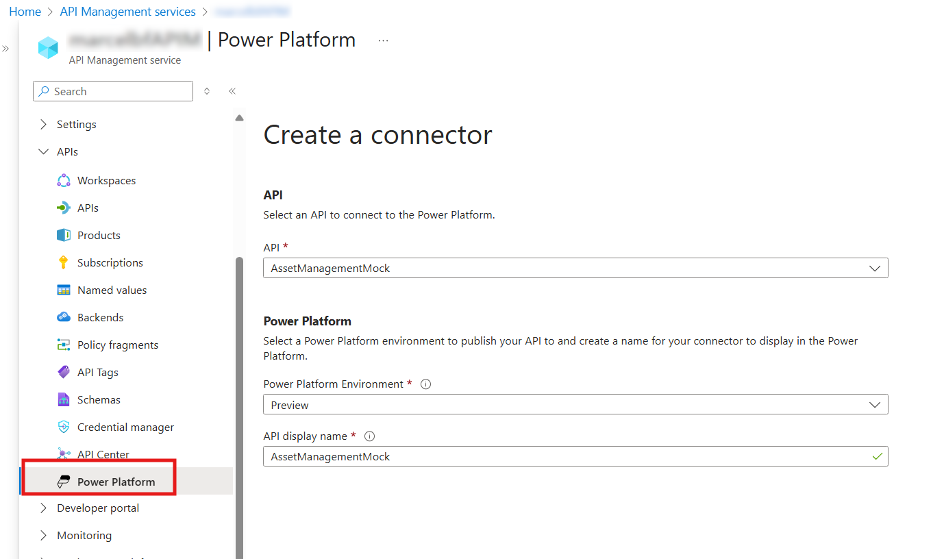 Create custom connector