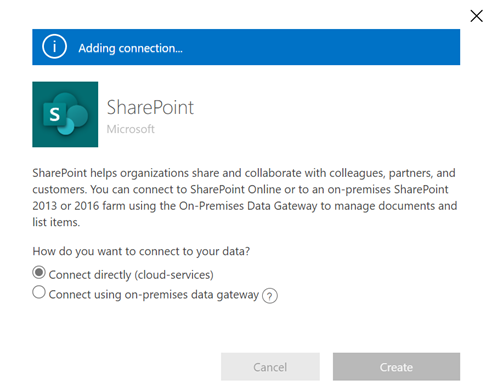 Connessione a SharePoint