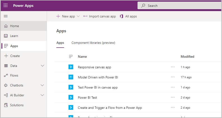 Accedere a make.powerapps.com Accedere a make.powerapps.com