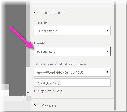 Usare stringhe di formato personalizzate in Power BI Desktop - Power BI |  Microsoft Learn