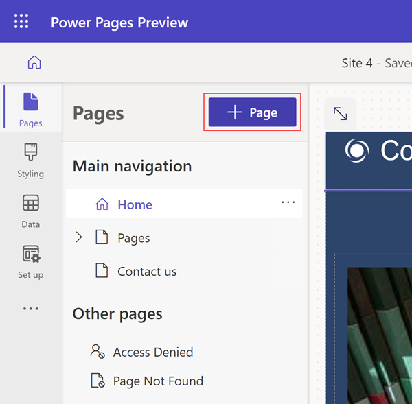 Creare il tuo primo sito Power Pages | Microsoft Learn
