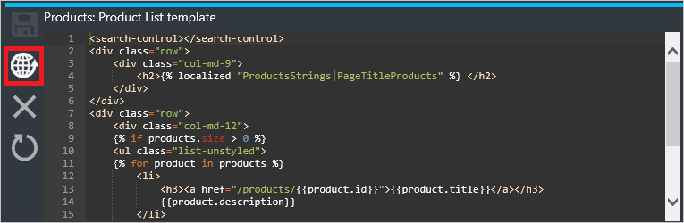 Pubblicare un modello