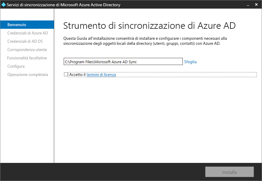 Welcome to Azure AD Sync