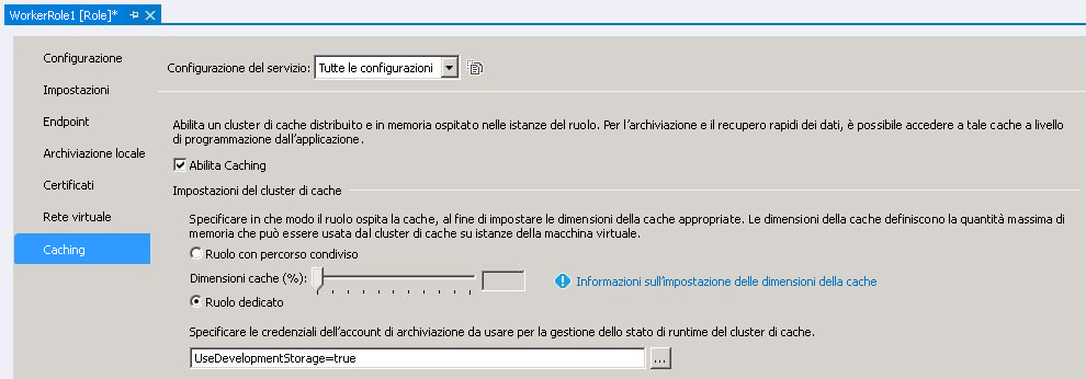 Caching Dedicated Properties