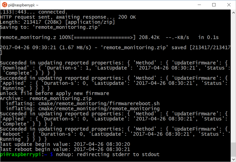 Visualizzare lo stato di avanzamento dell'aggiornamento
