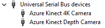 Azure Kinect DK in Gestione Dispositivi