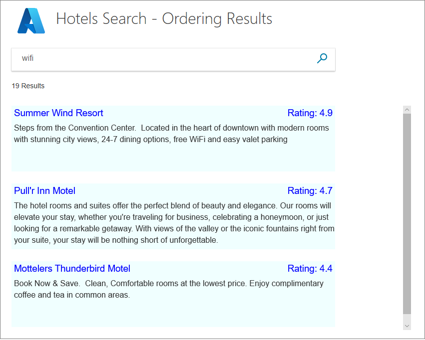 Ordinamento in base alla classificazione