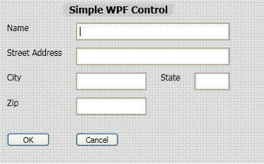 Simple WPF control