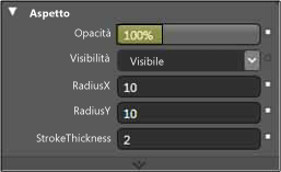 Procedura di impostazione dell'opacità di un pulsante