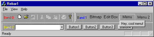 Esempio di menu Rebar