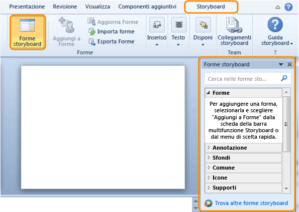 Aprire Storyboard di PowerPoint