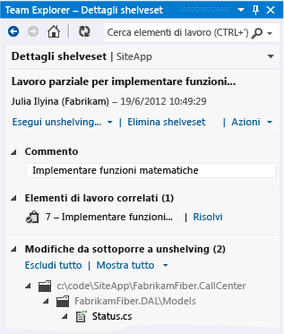 Shelveset Details