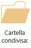 Icona che rappresenta le Cartelle condivise in Telemetria di Office.