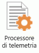 Questa icona rappresenta il processore di telemetria.