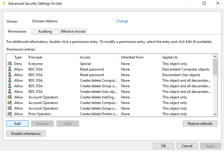 Screenshot della selezione di aggiungere.