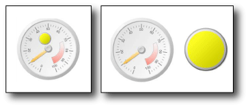 Indicatori e misuratori in un pannello di misuratori