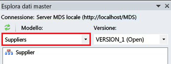Excel - Finestra Esplora dati master
