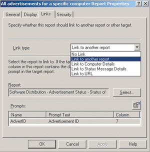 Figure 4 Link to a Report