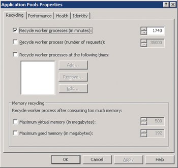 Figure 2 Recycling Tab