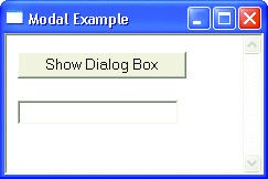 Figura 2 Finestra di dialogo modale della HTA