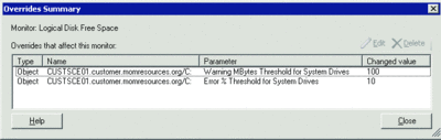 Figura 3 Stessa finestra Riepilogo sostituzioni in Essentials 2007 SP1