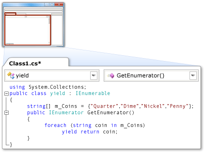 Immagine dell'applicazione di colori al codice