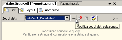 Icona per la modifica di un DataSet