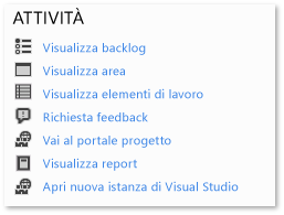 Collegamento Richiesta feedback in Attività