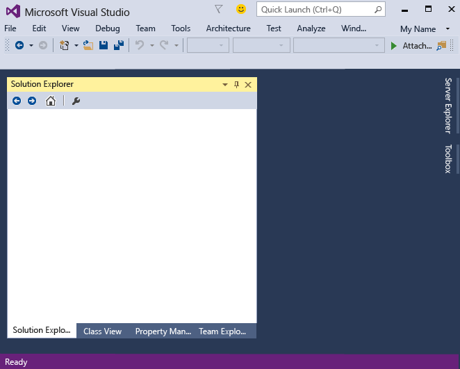 IDE with Visual C++ settings applied