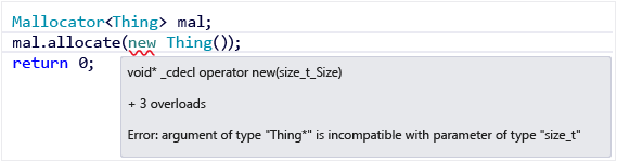 vs2015_cpp_error_quiggles Visual C++ error squiggles