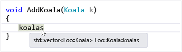 vs2015_cpp_quickInfo Visual C++ QuickInfo
