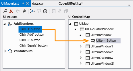 CUIT_dataDriven_TestEditor Use the Coded UI Test Editor to assist with code