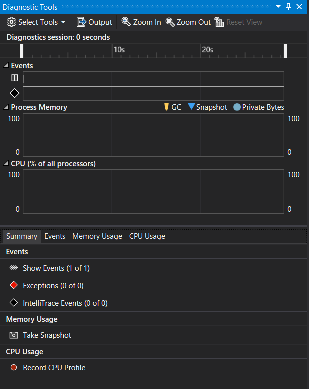 DiagToolsSummaryTab Diagnostics Tools Summary Tab
