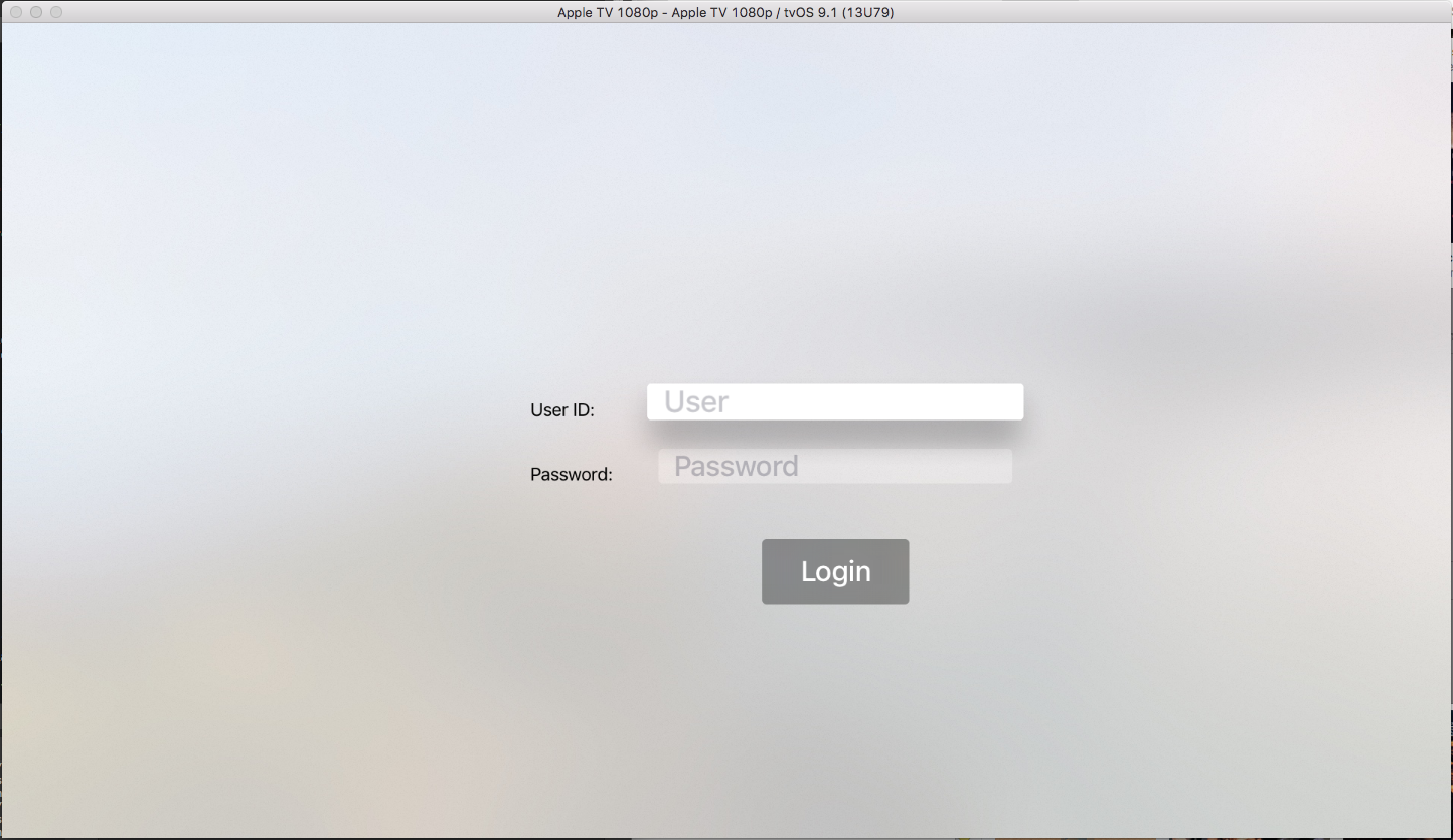 Campi di testo in tvOS