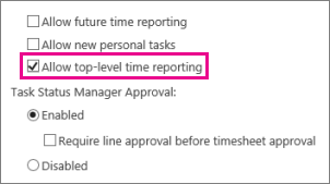 Consente la creazione di report temporali di primo livello.