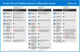 Immagine delle opzioni di registrazione di Intune