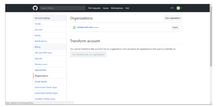Screenshot dei passaggi di configurazione SCIM nella console di amministrazione di IdP.