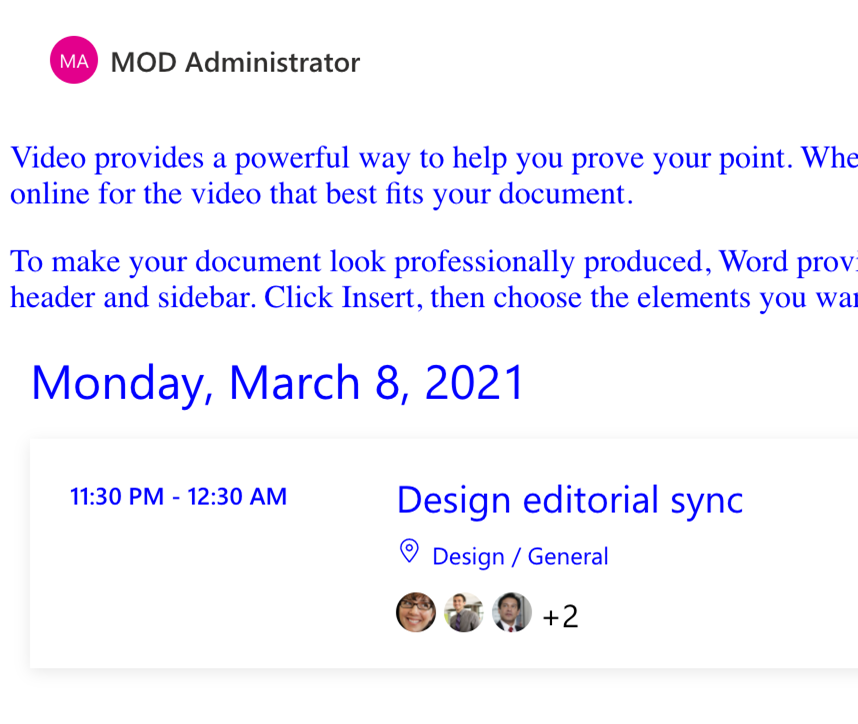 Applicazione di uno stile ai componenti di Microsoft Graph Toolkit con le proprietà personalizzate CSS.